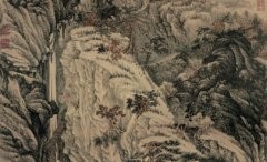 明 沈周 庐山高图 绢本